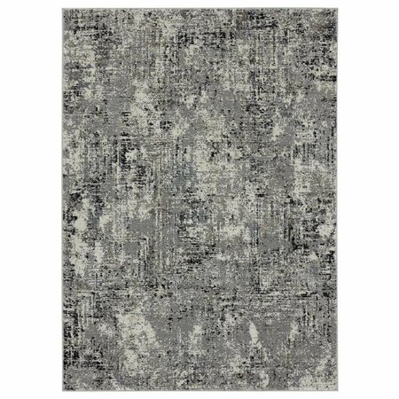 UNITED WEAVERS OF AMERICA Eternity Mizar Charcoal Rectangle Rug, 9 ft. 10 in. x 13 ft. 2 in. 4535 10277 1013